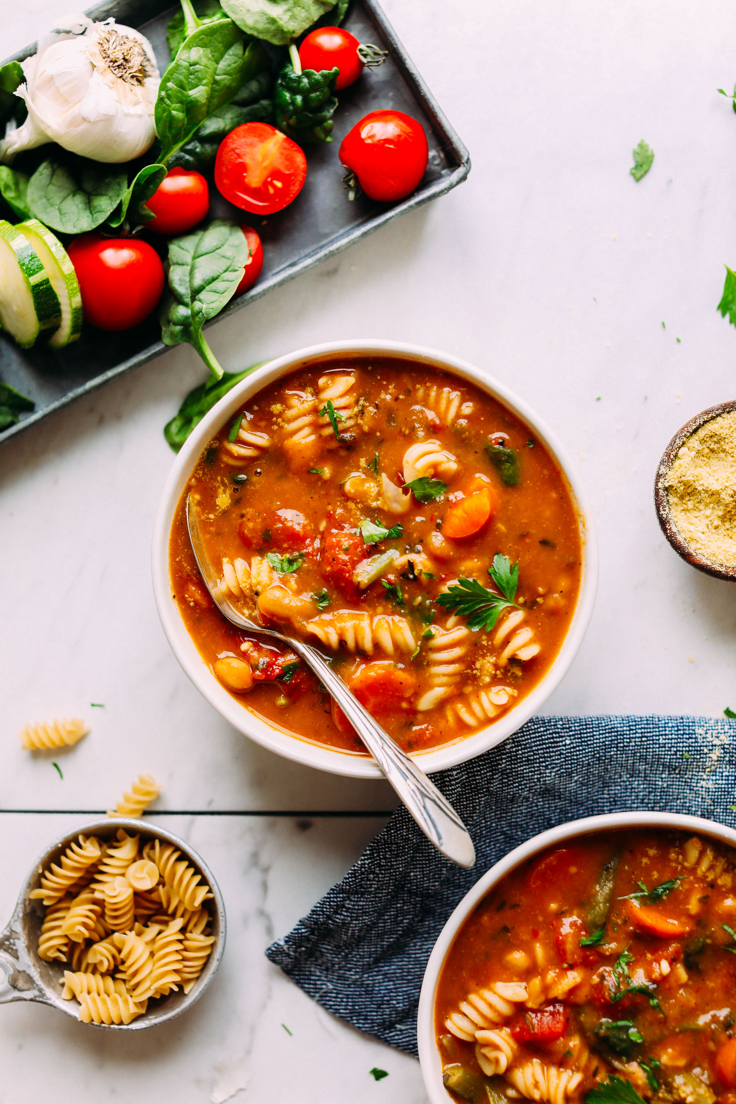 ["Spinach And Tomato Pasta Soup | Recipes | ["Cookwith"]"]