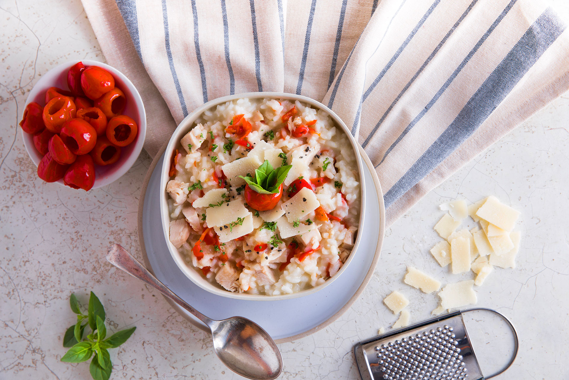 ["Chicken Risotto With Peppadew Peppers  |  Recipes  |  ["Cookwith"]"]