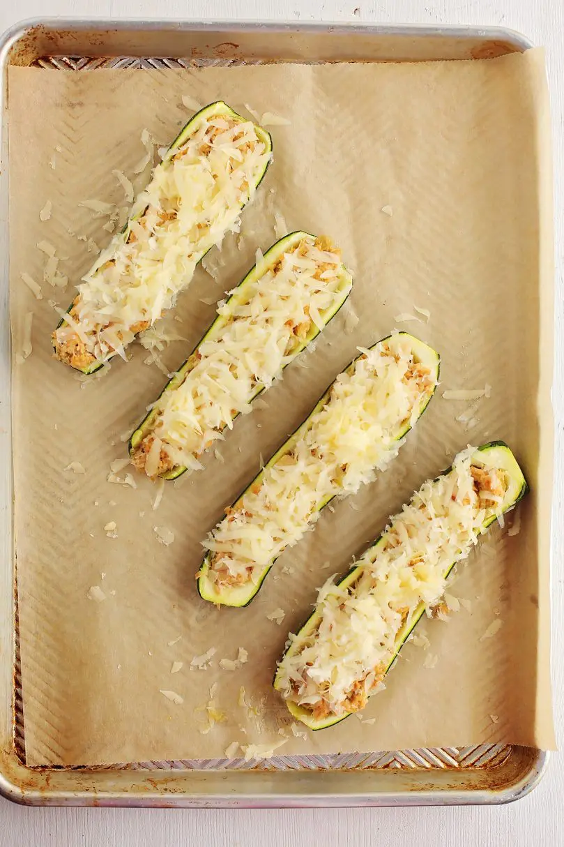 ["Roasted Courgette Tuna Melts | Recipes | ["Cookwith"]"]