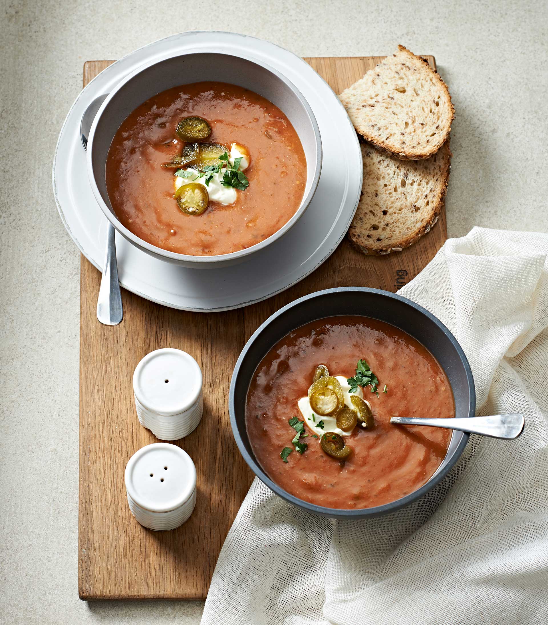 ["Tomato And Jalapeño Soup | Recipes | ["Cookwith"]"]